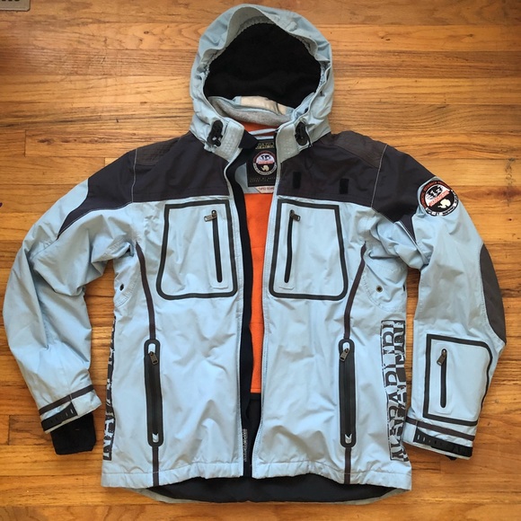 Napapijri Other - RARE Napapijri Hooded Ski Jacket Fleece Lined XL